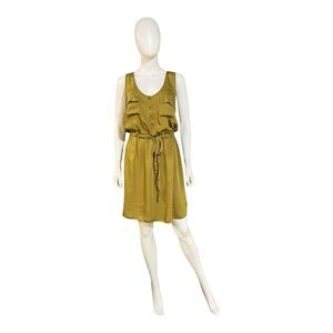 Apt. 9 Army Green Silky Dress, L